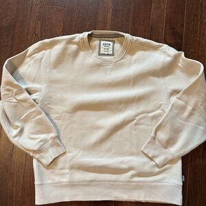 Izod Cream Men's Crewneck Sweatshirt